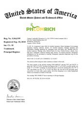 Trademark right certificate from Xiamen Comfortlife Electronics Co., Ltd.