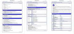 Safety Data Sheet certificate from Ningbo Great Industry Co., Ltd.