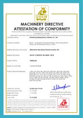 CE certificate of Shandong Naking Heavy Industry Co., Ltd. – certificate photo, supplier certificates section