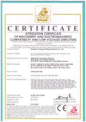 CE CERTIFICATE certificate from JINAN CHENGYU TESTING EQUIPMENT CO., LTD.