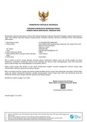 NIB certificate from CV RAGANATURA GEMILANG