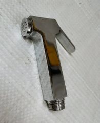 Square Health Faucet Brass Gun Color Silver Finish Chrome Material Brass Mounting Type Wall - Image 1