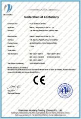 CE certification certificate from Henan Zhongzheng Trade Co., Ltd.
