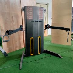 Strength Indoor Sports Fitness Equipment Exercise Equipment Dual Adjustable Cable Pulley Full - Image 3