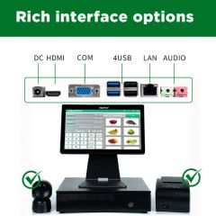 Gently POS Systems Simply Design Cash Register with Scanner Printer - Image 4