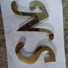Brass Letters Sign Boards Letter Style 3D Finish Polished Lighting Non Lit Brass Grade CZ108 Letter Thickness 1 mm Mounting Type Wall - Image 9