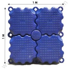 Rotomolding Blue Plastic Colors Floating Pontoon Jet Ski Docks U-Float Plastic Bride - Image 6