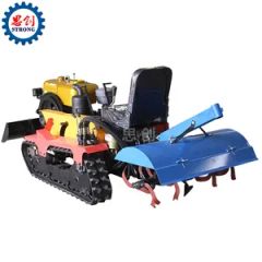 Farm Use 25HP Seated-on Crawler Diesel Tiller with Attachments - Image 6