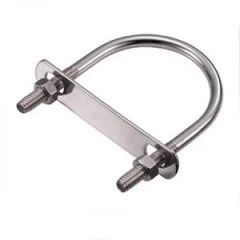 Half Thread Stainless Steel 316 Bent U Shap Clamp Bolt - Image 6