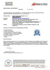 SGS survey report certificate from Sichuan Junyi Industrial Equipment Co.,Ltd