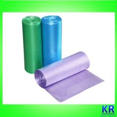 Flat Garbage Bags on a Roll Age Adult Capacity > 10L Handle Drawstring HS Code 3923210000 Customized Available Model NO. KARRY-0131 - Image 1