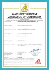 CE certificate from Bomeida (Shandong) Intelligent Equipment Co., Ltd.