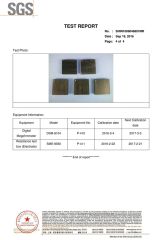 UHMWPE Sheet test report certificate from Abosn (Qingdao) New Plastic Products Co., Ltd.