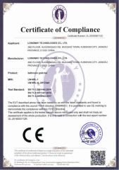 CE for nylon grab bars certificate from Longway Technologies Co., Ltd.