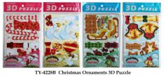 Funny Christmas 3D Puzzle Scale Medium Trademark NO Age ＞ 8 Years 18*8cm 18*8cm Function Puzzle Style Funny Toys HS Code - Image 1