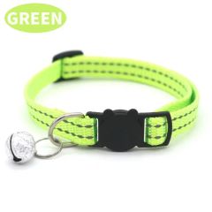 Custom Nylon Dog and Cat Collar Adjustable Reflective with Bell - Image 4