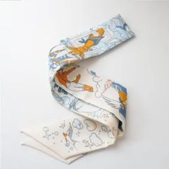 Silk Twill Skinny Silk Twilly Scarf - Image 2