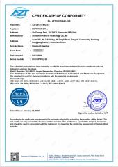 ROHS certificate from Roman Technology Co., Ltd