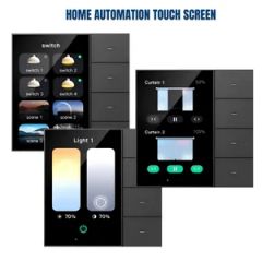Touch Screen Home Controller Smart Switch for Tuya Devices with 4 Physical Buttons - Image 3