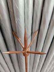 Copper Lightning Arrester Material Copper Function Lightning Protection Country of Origin Made in India Radius 28m to 107m Level 1 To Level - Image 1