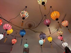 Vietnam Handcrafted Bamboo Satin Lantern Restaurant Party Hanging Wedding Decor DIY Silk Fabric Cover Colorful Wholesale - Image 1