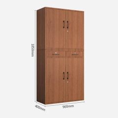 Steel Storage Glass Door Furniture China Factory Office Equipment Metal Filing Cabinet Wardrobe 4 Doors - Image 5