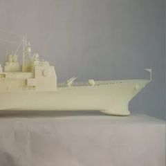 Handcrafted Design Historical 3D Printed Aircraft Carrier Model - Image 5