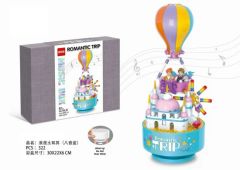 Birthday Gift Plastic Small Particle DIY Building Blocks Music Box Toys Children Mini Music Box for Crafts - Image 1