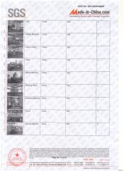 SGS certificate from Jiangsu Gather Power Industry Co., Ltd.