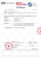 Rohs Report certificate from Ningbo Kent Bearing Co., Ltd.