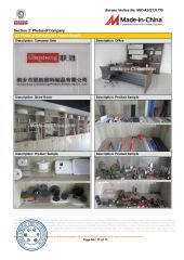 company products certificate from Tongxiang Liansheng Plastic Products Co., Ltd.