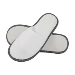 Padded Velvet and Canvas Hotel Slippers Structured Comfort - Image 6