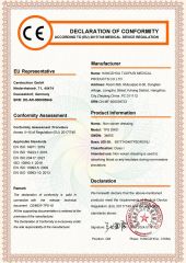 CE of non woven dressing certificate from Hangzhou Tuopusi Medical Products Co., Ltd.