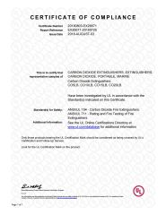 Certificates certificate from Safety Plus Industrial Co., Ltd.