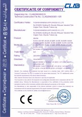 LVD certificate from Foshan Manenda Appliances Co., Ltd.