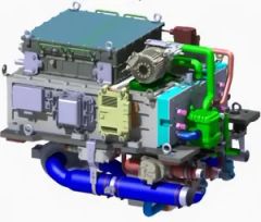 Durable 100kw Pem Hydrogen Fuel Cell Stack with Water Cooling Technology - Image 2