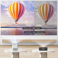 Portable Smart Projector 300ANSI Dust Free Optical Engine Mtk Chip - Image 4