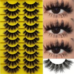 Private Label False Lashes Wholesale Paper Lash Box Full Strip Eyelashes - Image 1
