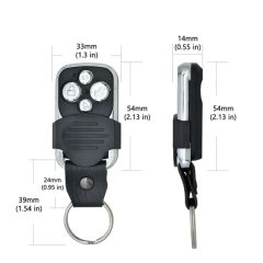 Universal RF Duplicate Car Key Garage Door Opener Lock Intelligent Car Remote Control with Rolling Code / Learning Code - Image 4