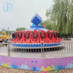 Crazy Dancing Amusement Park Rides Flying Turntable Huly Gully Ballerina Rides - Image 5