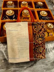 Golden Brass Plate Combo Color Golden Length 7 Inch Design Many design available Country of Origin Made in - Image 5