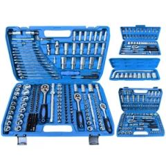 216 PCS Car Repair Tool Box Combination Mixed Tool Kit Hand Socket Ratchet - Image 2