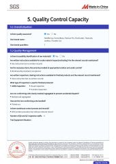 SGS certificate of Zhejiang Farmertec Power Technology Co., Ltd. – certificate photo, supplier certificates section
