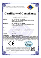 CE certificate from Pcl Technology Co., Limited