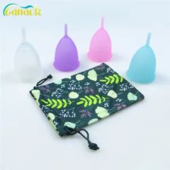 Colorful Menstrual Cup Reusable Menstrual Cups Shape Cup Model NO. TSL Length 15-25ml Usage Built-in Time Used Night Specification S/L - Image 2