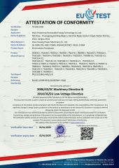 CE-Electrostatic Precipitator certificate from Wuxi Powermax Renewable Energy Technology Co., Ltd