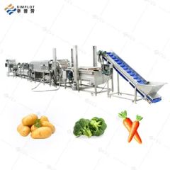 Commercial Fruit Vegetable Processing Line Bubble Washing Drying Sorting Machine for Mango Avocado Date Orange Lemon - Image 5
