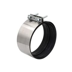 Type C Rigid Stainless Steel Flexible Clamp-Shielded Pipe Coupling for Building Drainage - Image 2