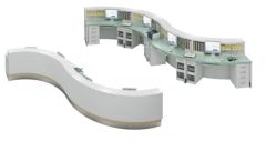 Modern Customized Reception Desk Nurse Station Hotel Commercial Counter - Image 3