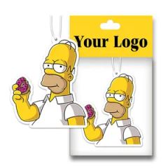 Factory Price Custom Logo Cute Hanging Car Paper Air Freshener - Image 6